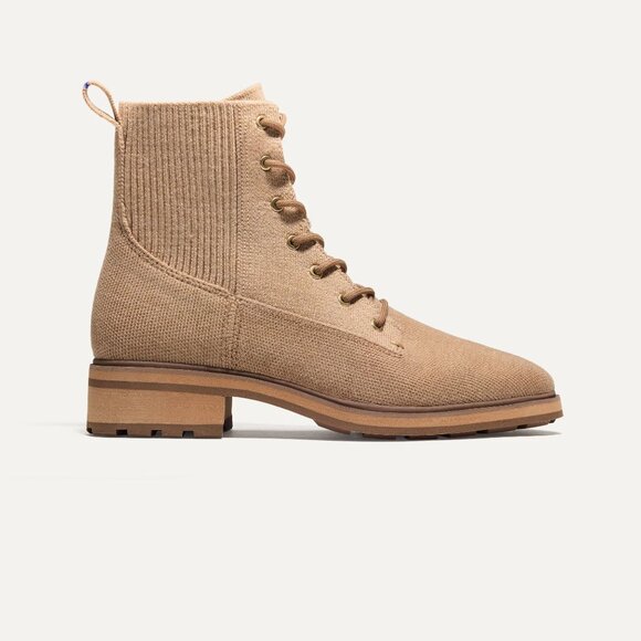 Rothy's Laced Lug Boot (Hickory) - NEW - Picture 1 of 11